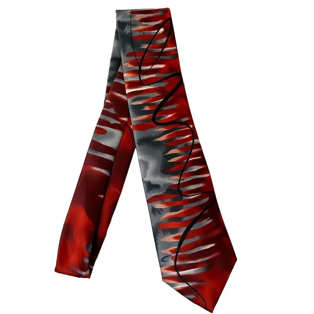 #6618 J Garcia Van Gogh's Tree Collection Sixty Mens Necktie. Tie